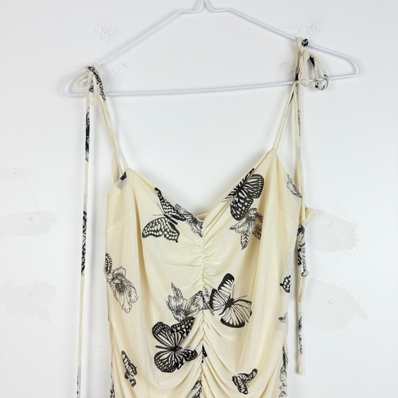 Bailey Rose Butterfly Mini Ruched Bodycon Y2K Coquette Fairycore Party Dress - Picture 4 of 7